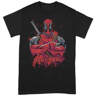 Deadpool Grafikdruck T-Shirt  