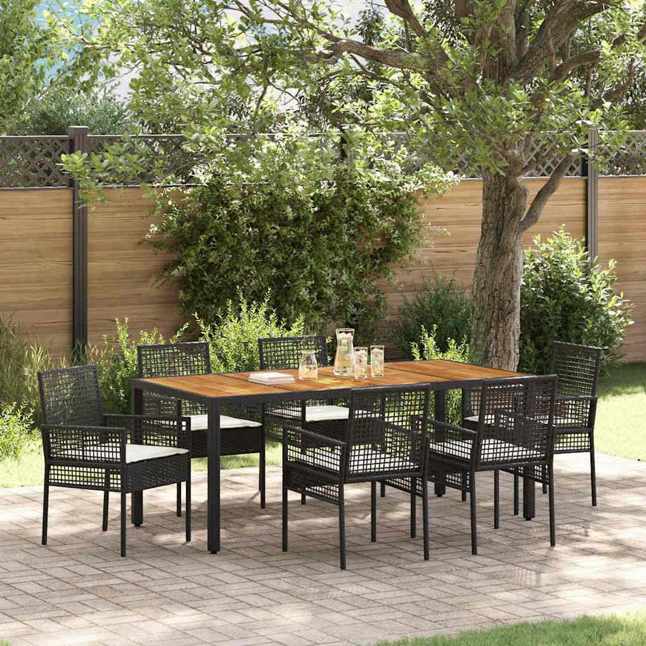 VidaXL Garten essgruppe poly-rattan  