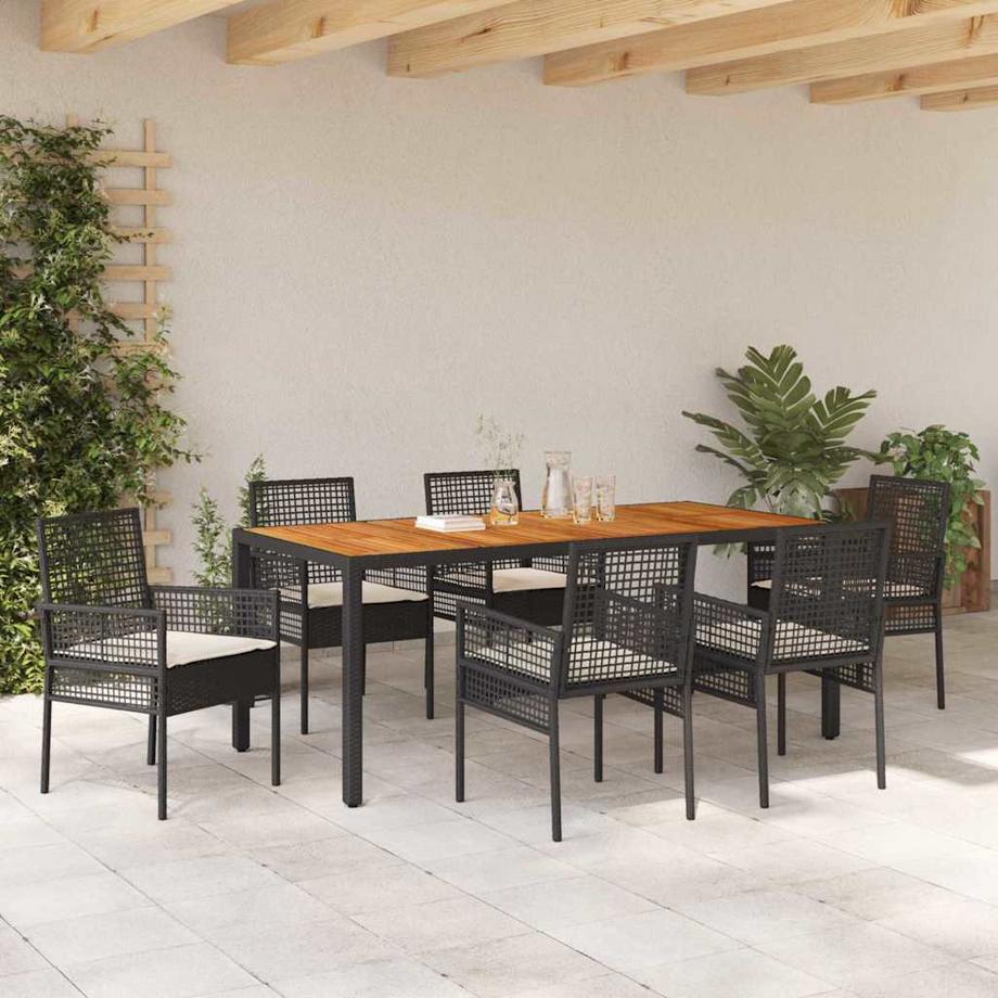 VidaXL Garten essgruppe poly-rattan  