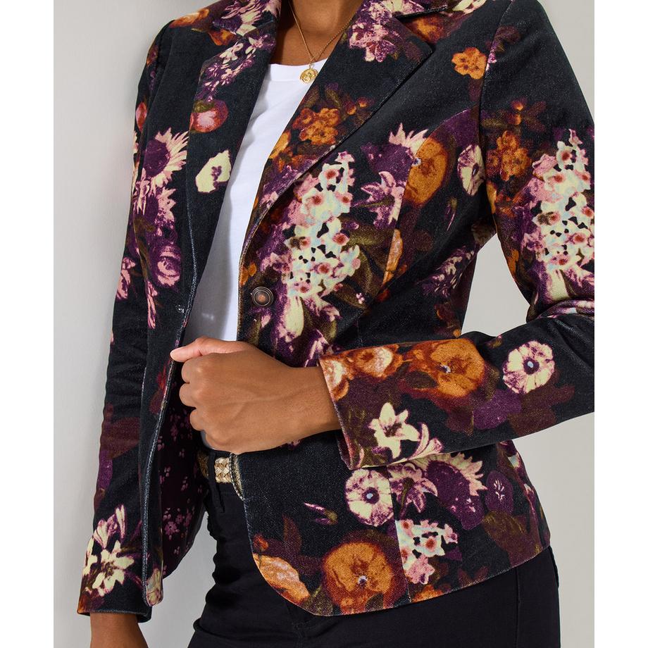 Joe Browns Moleskin Blazer mit Blumenmuster  