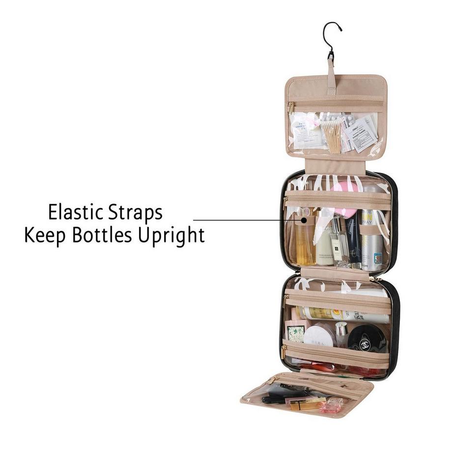 Only-bags.store Trousse de Toilette Suspendue Transparente Sac Cosmétique de Voyage  