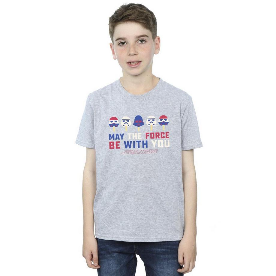 STAR WARS  Tshirt MAY THE FORCE ICE POPS 