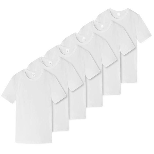 Schiesser  6er Pack Teens Boys - 955 Organic Cotton - T-Shirt  Unterhemd 