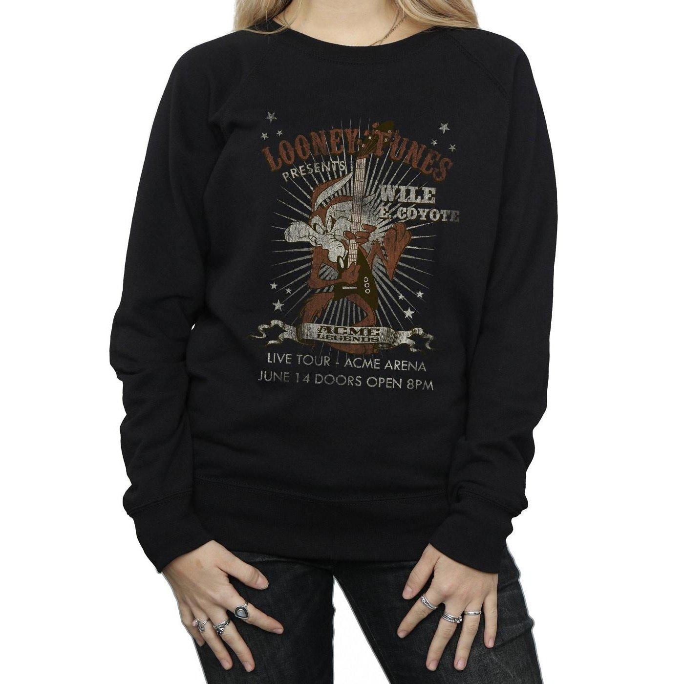 LOONEY TUNES Wile E Coyote Sweatshirt Imprimé Graphique  
