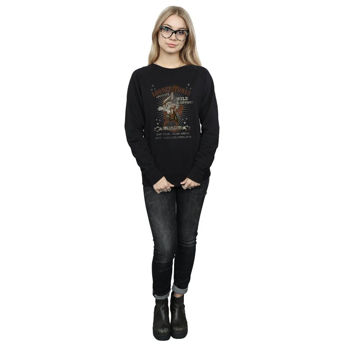 LOONEY TUNES Wile E Coyote Sweatshirt Imprimé Graphique  