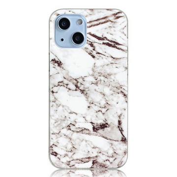 iPhone 14 - Silikon Gummi Case White Marble
