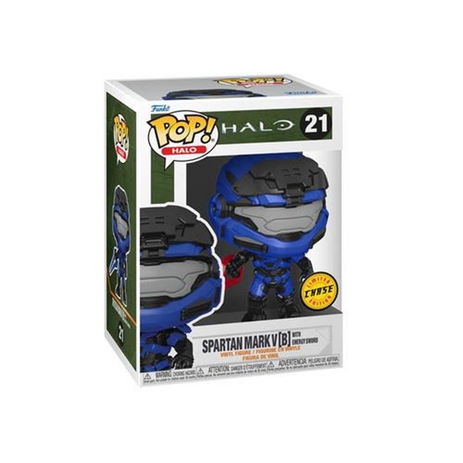 Funko  POP - POP Games - Halo - 21 - Mark V w/Energy Sword 