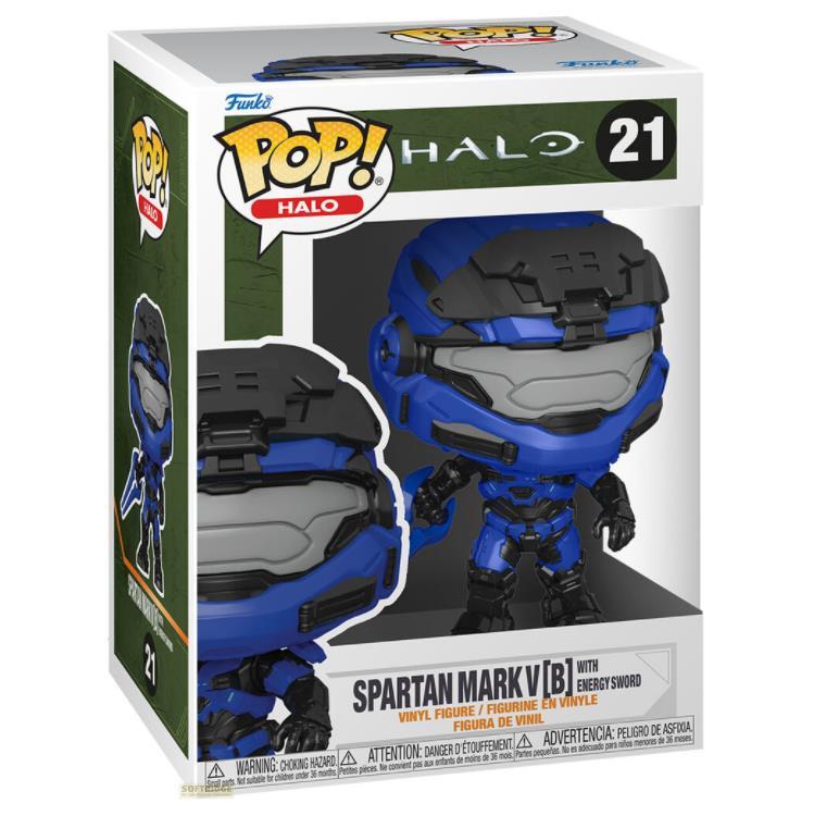 Funko  POP - Games - Halo - #21 - Mark V w/Energy Sword 