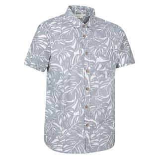 Mountain Warehouse Kurzarm Hemd mit tropischem Print Button Down  