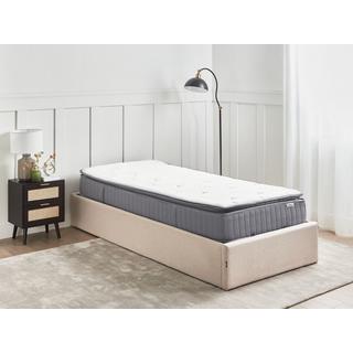 Beliani Matelas à ressorts ensachés en mousse à mémoire de forme avec gel en Ressorts ensachés PLEASANT - Dur  