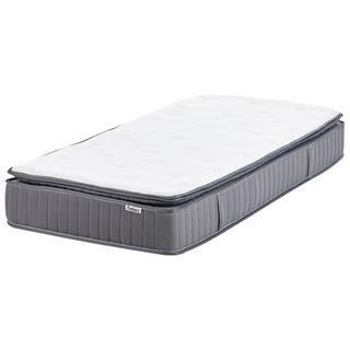 Beliani Matelas à ressorts ensachés en mousse à mémoire de forme avec gel en Ressorts ensachés PLEASANT - Dur  