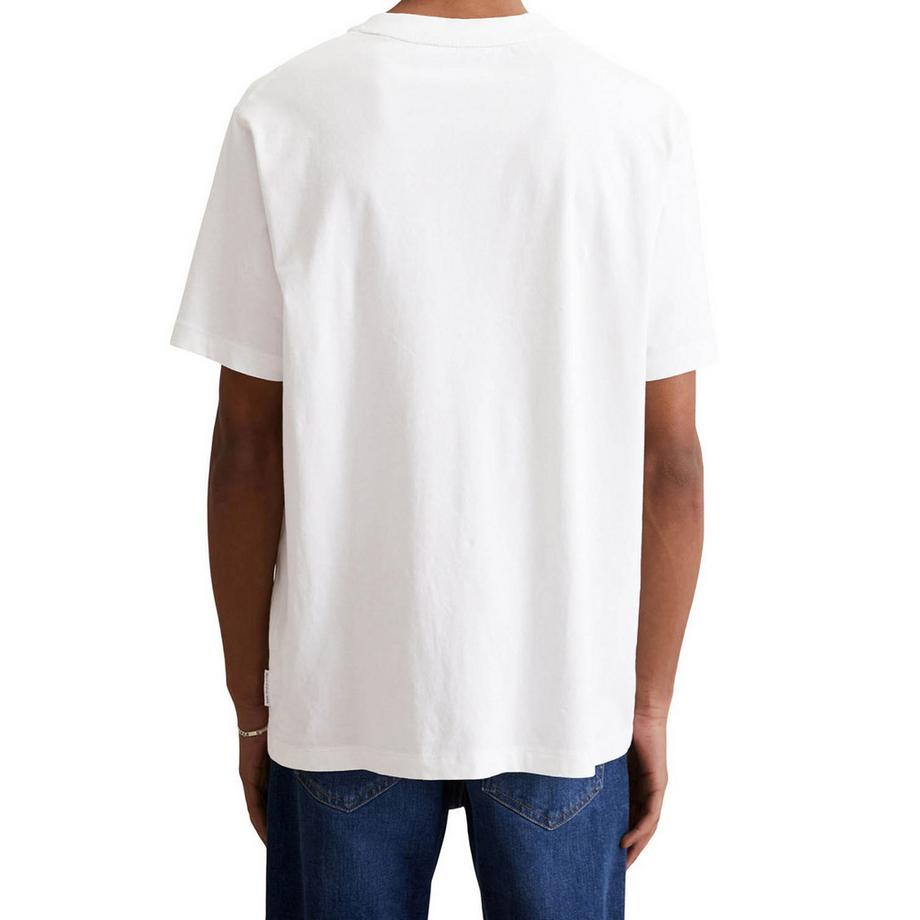 Marc O'Polo Denim T-shirt  Pack de 1 Confortable à porter-T-Shirt, SSL, Logo Print, Relax  