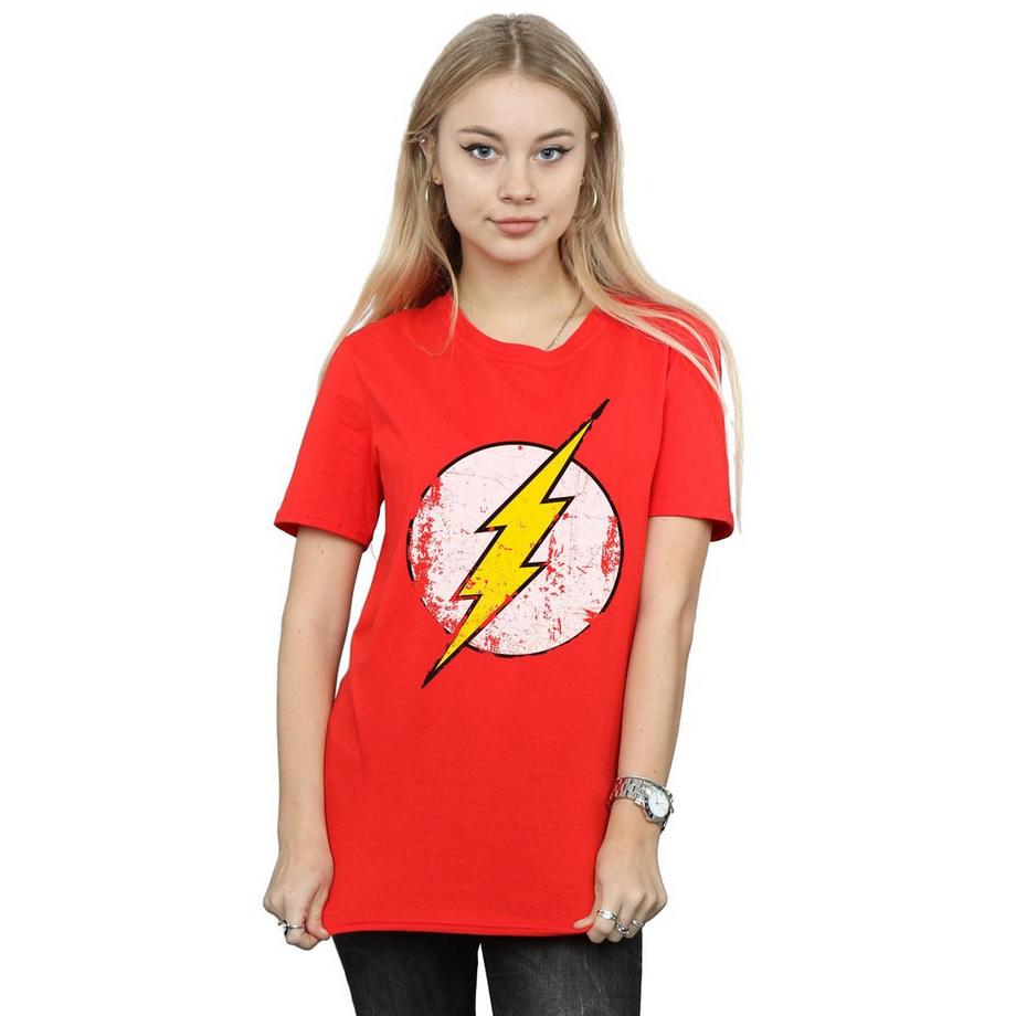 DC COMICS The Flash Distressed Logo T-Shirt  