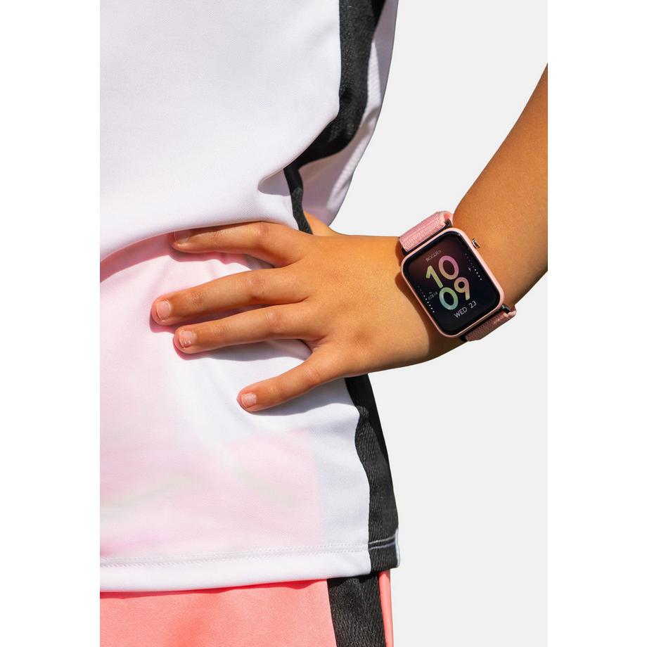 Tikkers  Smart Series 13 Smartwatch & Kopfhörer Set (Stoffarmband mit Schnellverschluss) 