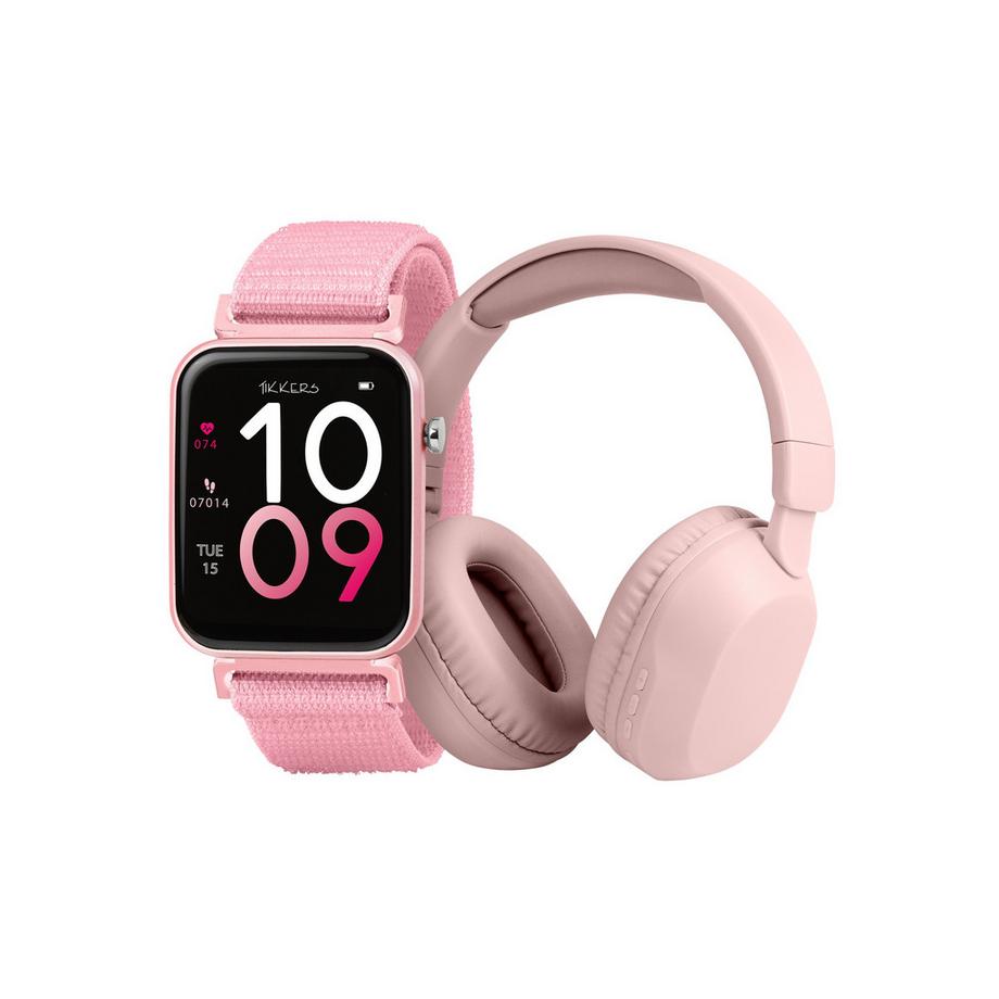 Ensemble Montre Connectée et Casque Audio Smart Series 13 (Bracelet en Tissu à Libération Facile)