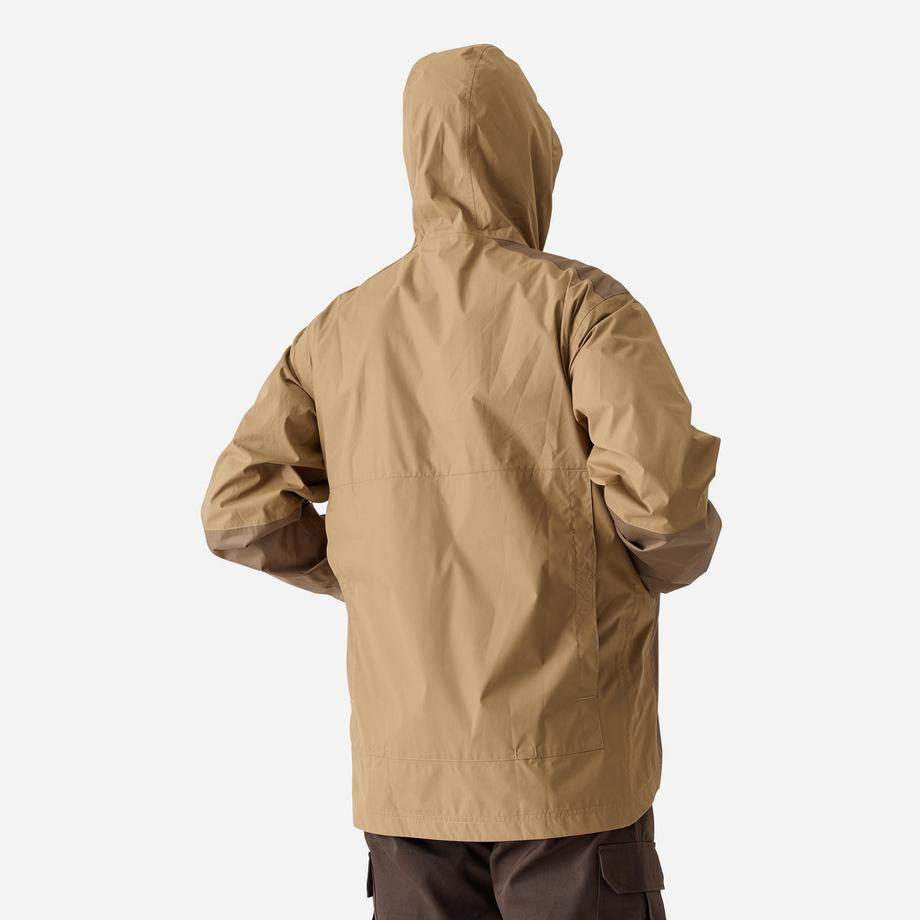 SOLOGNAC  Wasserdichte Jacke für Männer 100 hellbraun 