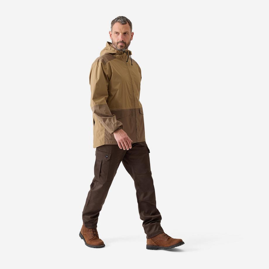 SOLOGNAC  Wasserdichte Jacke für Männer 100 hellbraun 