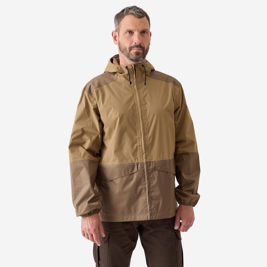 Wasserdichte Jacke für Männer 100 hellbraun