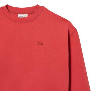LACOSTE Oversized Rundhals-Sweatshirt mit Rückendruck  