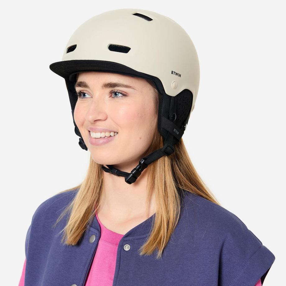 BTWIN  Casco bici City Bowl 500 