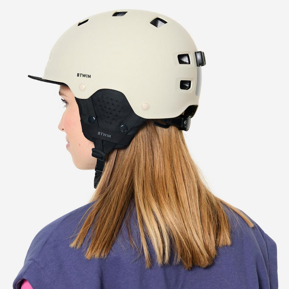 BTWIN  Casco bici City Bowl 500 