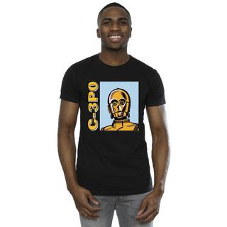 STAR WARS Star Wars C-3PO T-Shirt Stampa Grafica  