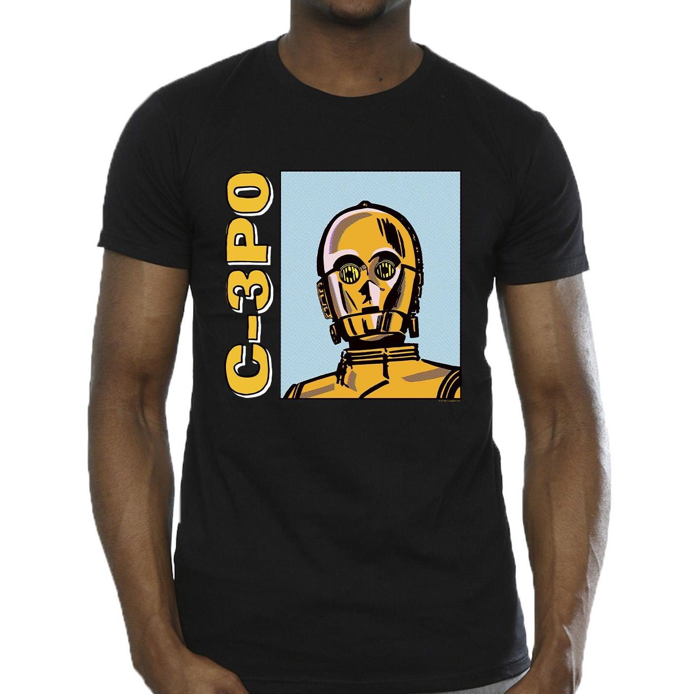 STAR WARS Star Wars C-3PO T-Shirt Stampa Grafica  