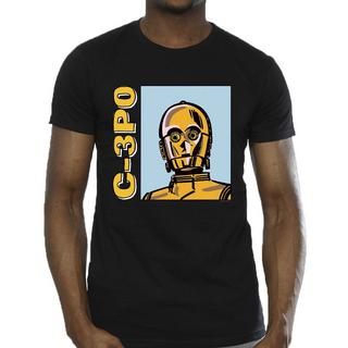 STAR WARS Star Wars C-3PO T-Shirt Stampa Grafica  
