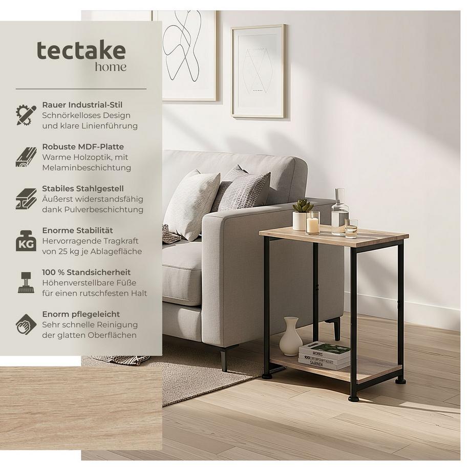 Tectake Tavolino Yonkers Stile industriale  