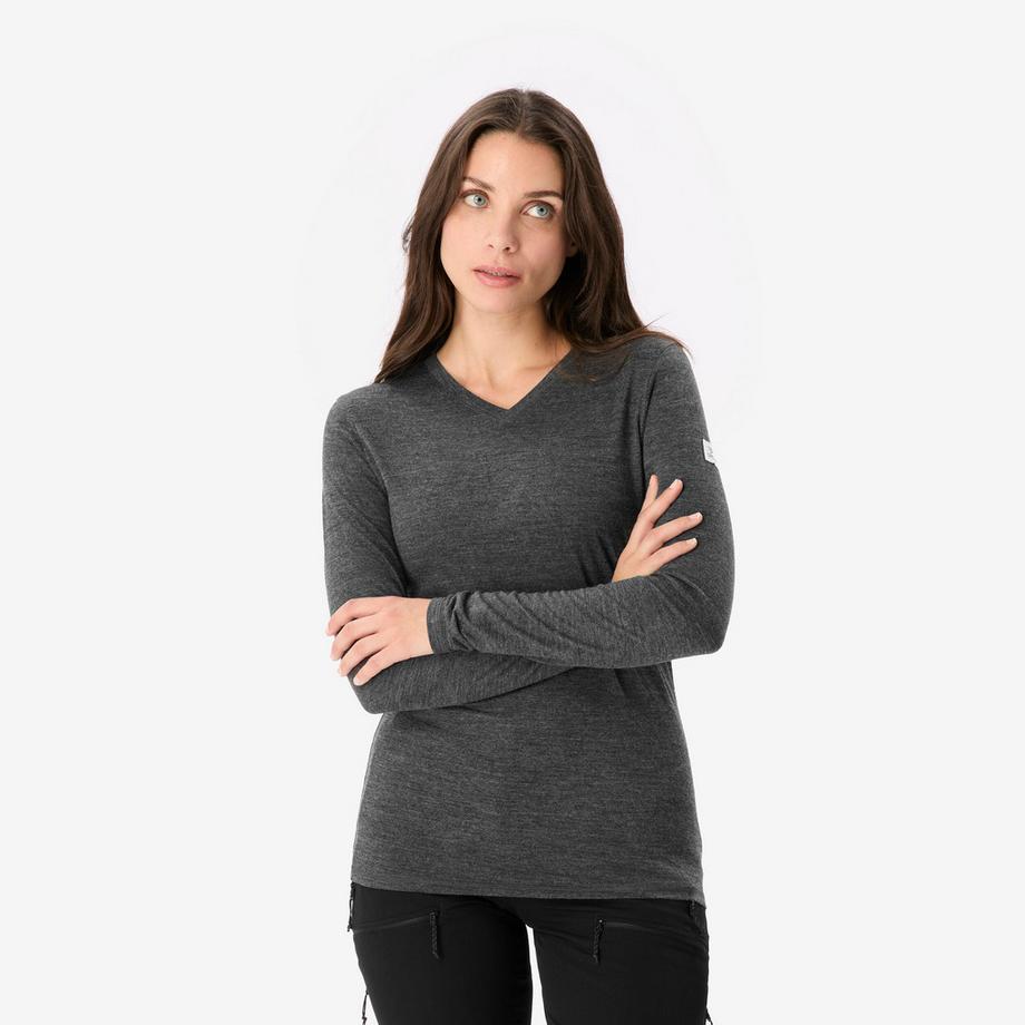 Merino-Woll-Trekking-T-Shirt , Merino Fresh Schwarz