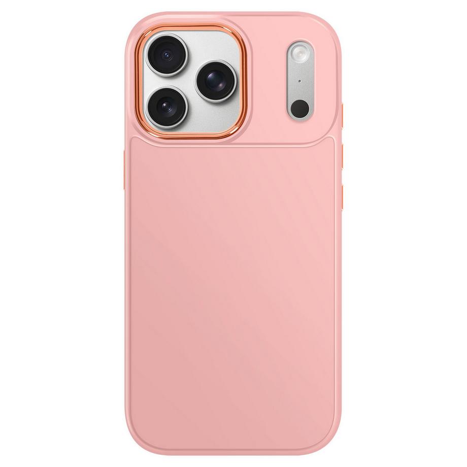 Avizar  Custodia per iPhone 17 Pro Max Finitura opaca con contorno fotocamera metallizzato 