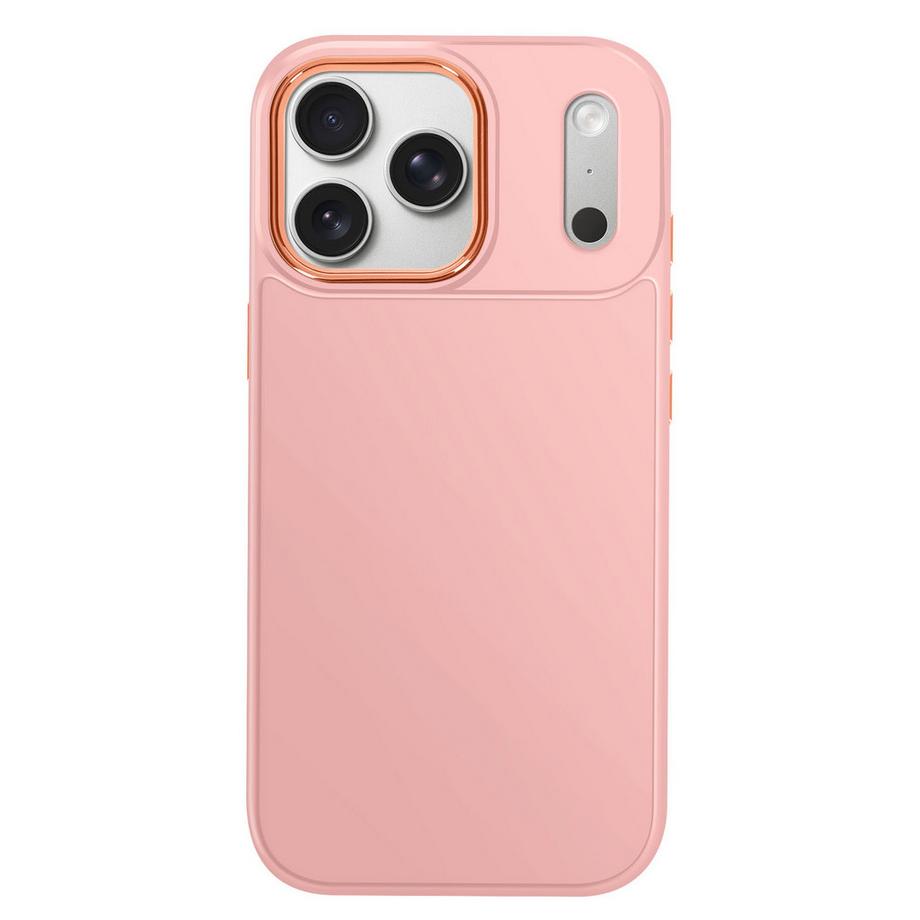 Avizar  Custodia per iPhone 17 Pro Max Finitura opaca con contorno fotocamera metallizzato 