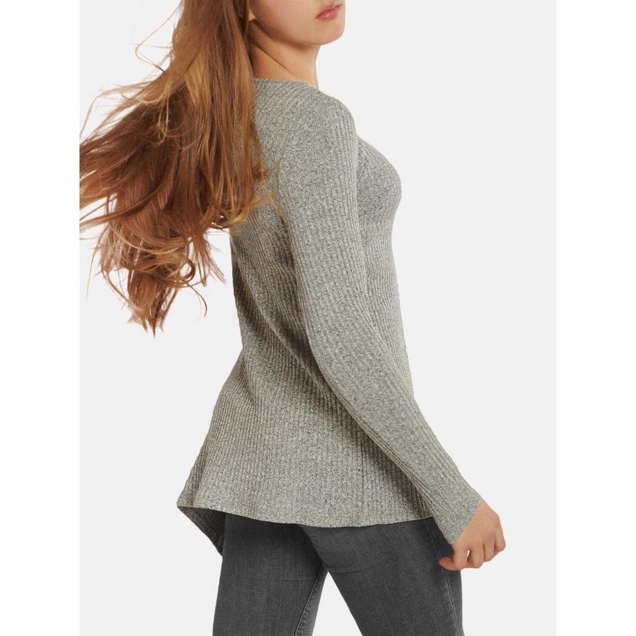 Lisca  Top asimmetrico a manica lunga Cosy 