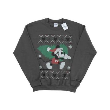 Mickey Mouse Christmas Tree Sweatshirt
