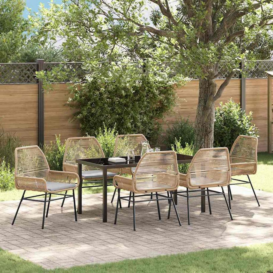 VidaXL Garten essgruppe poly-rattan  