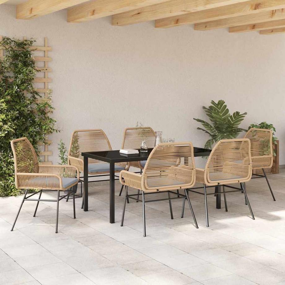 VidaXL Garten essgruppe poly-rattan  