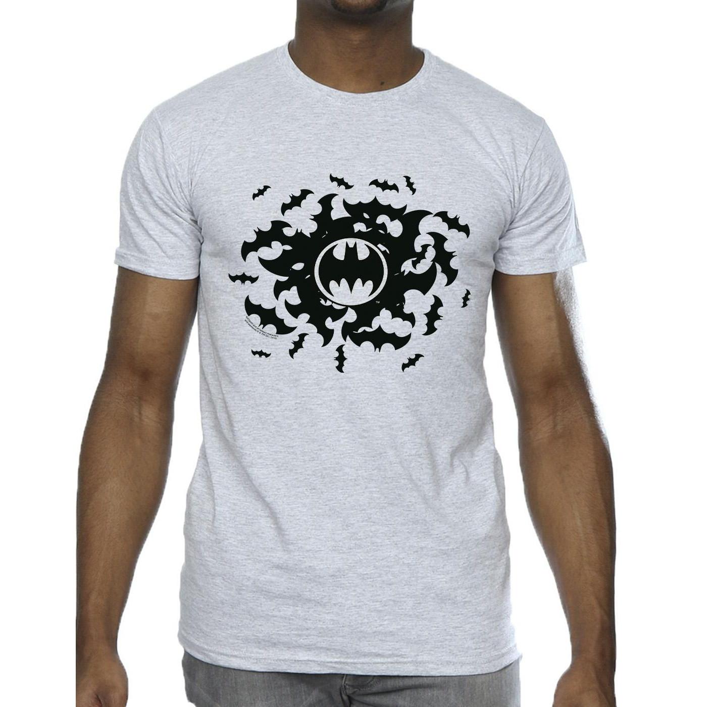 DC COMICS Batman Bat Signal T-Shirt Stampata  