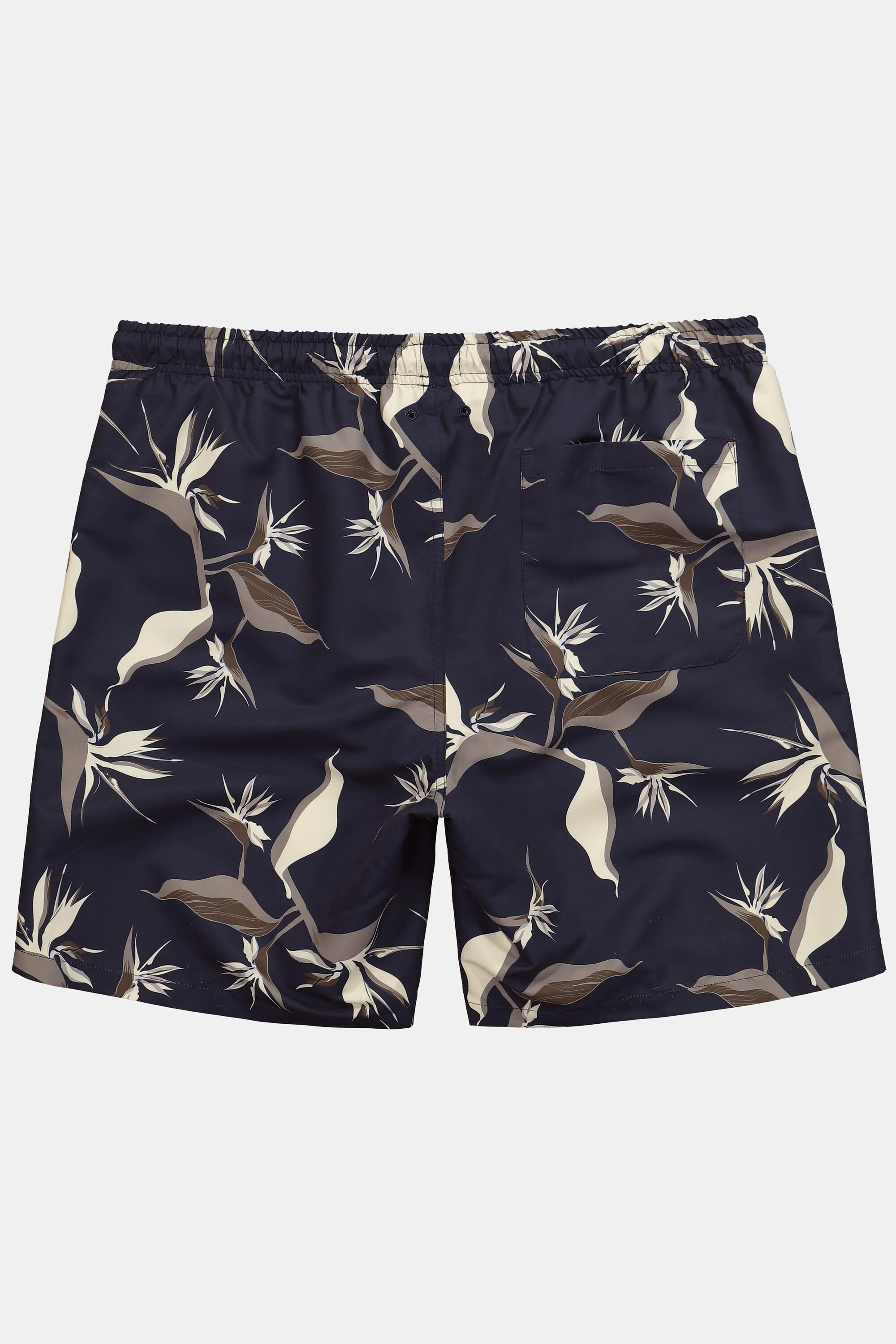 JP1880 Beachwear Alloverprint Badehose mit Elastikbund  