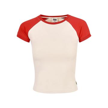 Maglietta da baseball retrò da donna Urban Classics Organic Stretch