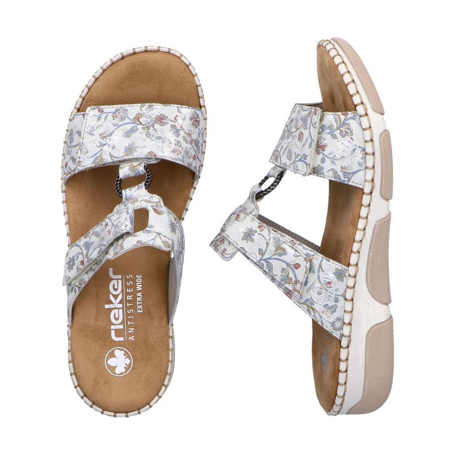 Rieker Pantolette con Stampa Floreale  
