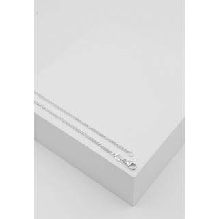 MUAU Schmuck  Collier Zopf Weissgold 750, 1.65mm, 60cm 