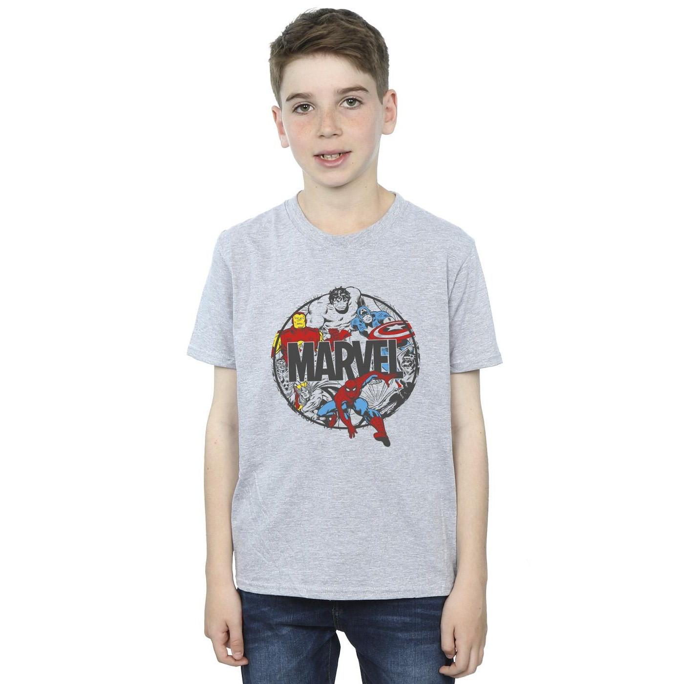 MARVEL  Character Circle TShirt 