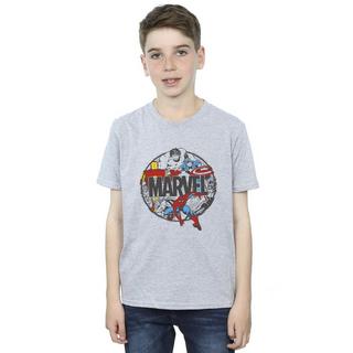 MARVEL  Character Circle TShirt 