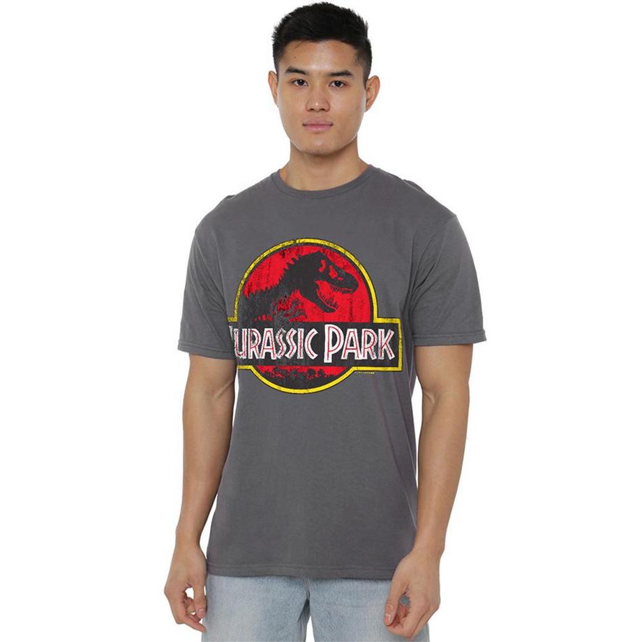 Jurassic Park  T-ShirtMotiftyle Logo Usé 