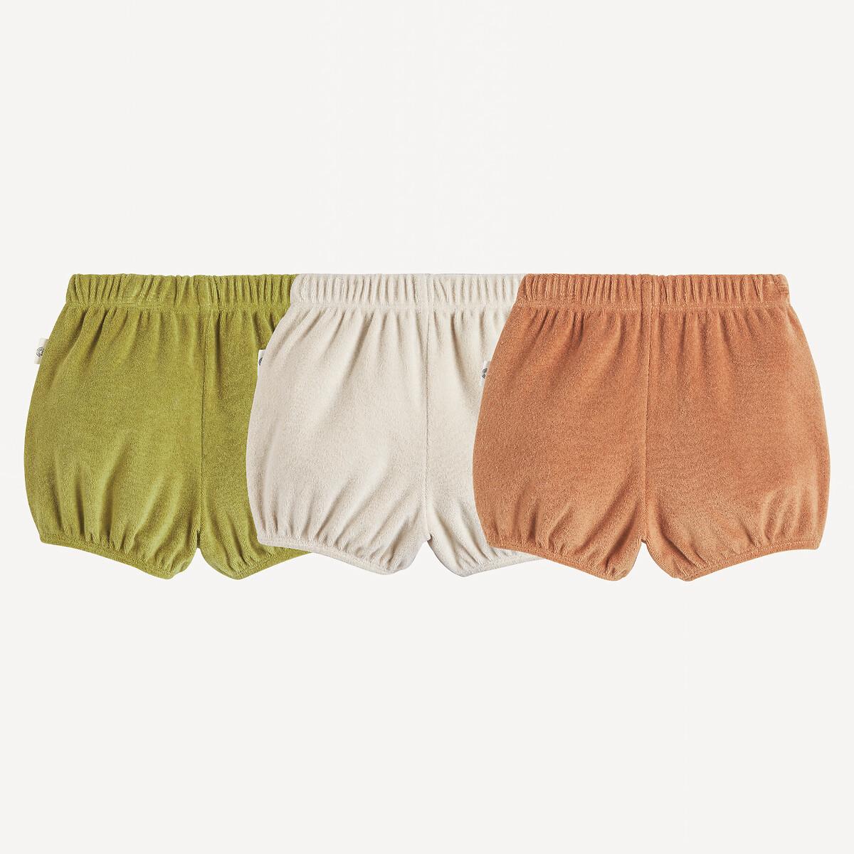 La Redoute Collections  3er-Pack Shorts aus Frottee 