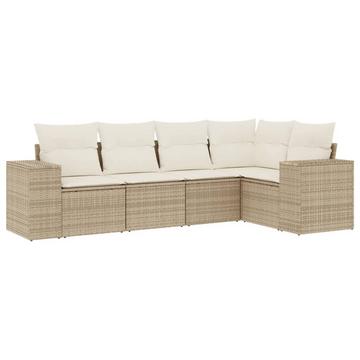 Garten sofagarnitur poly-rattan