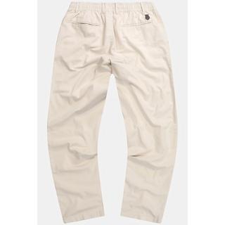 JP1880  Pantaloni con effetto lino, taglio comodo e cintura elastica 