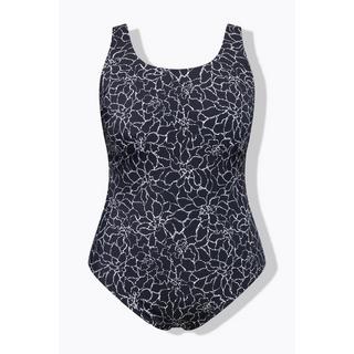 Ulla Popken Maillot de bain motif floral sans bonnets moulés  