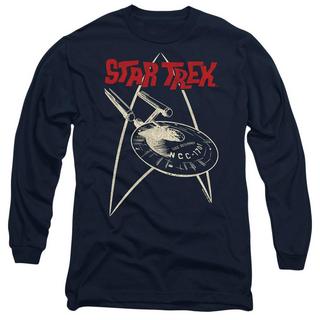 Star Trek Star Trek USS Enterprise T-Shirt Maniche Lunghe  