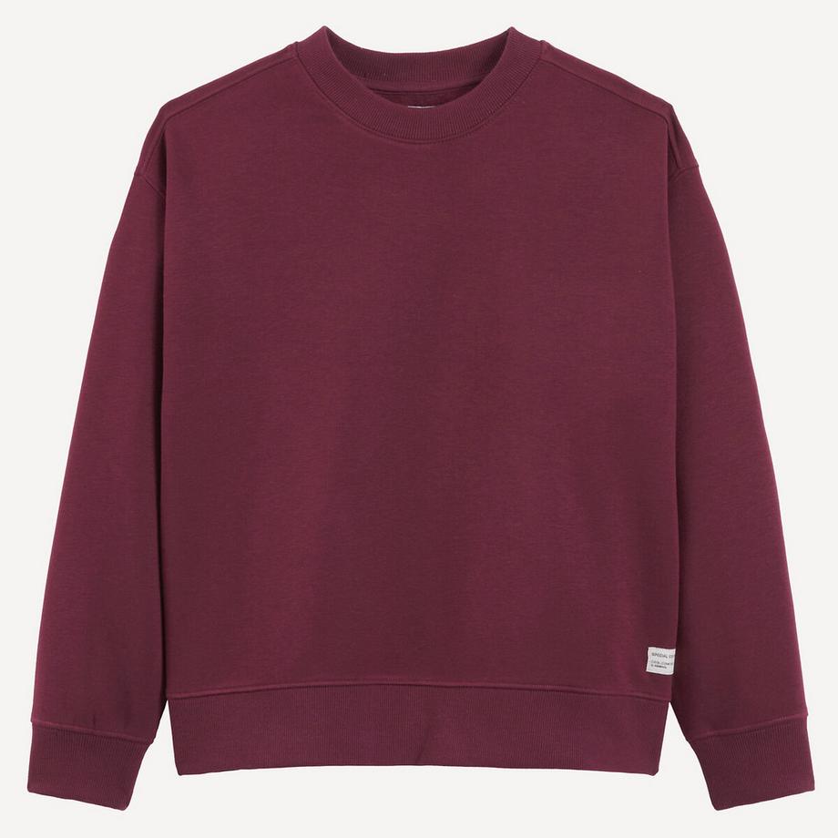 La Redoute Collections  Sweatshirt mit Rundhalsausschnitt 